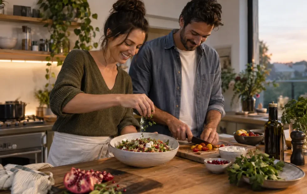 Cooking side by side changes the conversation